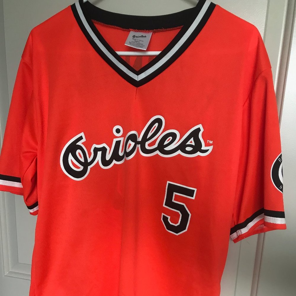 Brooks Robinson Orange Orioles Jersey - XL
